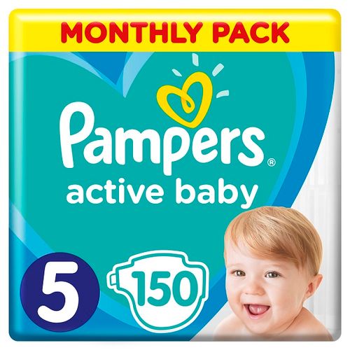 Pampers Active baby - mesečno pakovanje pelena XXL slika 5