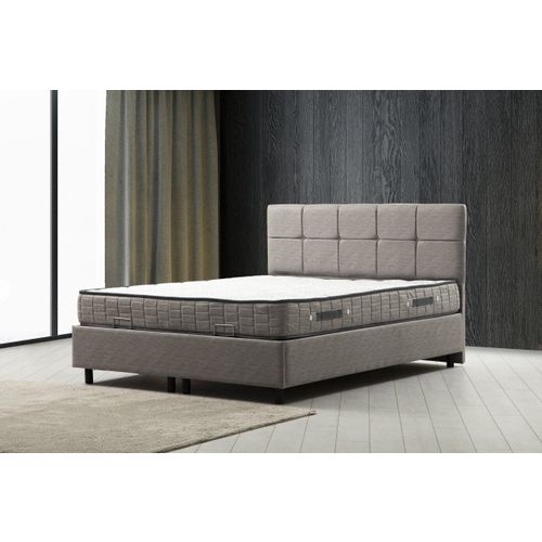 Vitalia Set 120 x 200 - Light Grey Light Grey Single Mattress, Base & Headboard slika 1