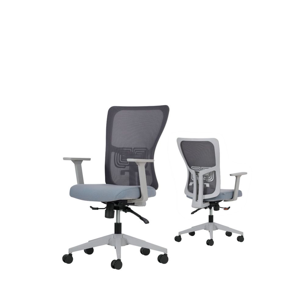 Set kancelarijskih stolica Lumbar 108 - siva boja (2 komada) slika 2