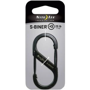 NITE Ize NI-SB3-03-01 karabiner  S-Biner Gr. 3  67 mm x 29 mm  1 St.