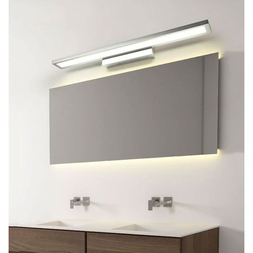 LED KUPAONSKA ZIDNA svjetiljka NAD OGLEDALOM 60CM APP840-1W FLAT Chrom slika 6