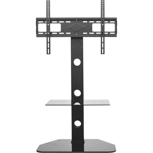 Okretni podni nosač za TV VESA 600 x 400 mm s policom slika 19