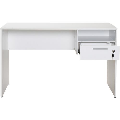 CMS-510-DD-1 White Study Desk slika 7