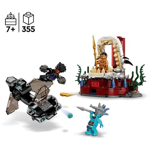 Igra Gradnje Lego Marvel 76213 The Throne Salle of King Namor slika 8