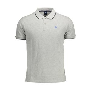 NORTH SAILS SHORT SLEEVE POLO SHIRT MAN GRAY