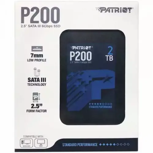 SSD 2.5 SATA3 2TB Patriot P210 520MBS/430MBS P210S2TB25 slika 1