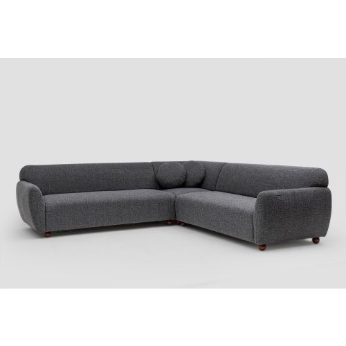 Atelier Del Sofa Eddy Corner 2 (3L-C-3R) - Dark Grey Dark Grey Corner Sofa slika 8