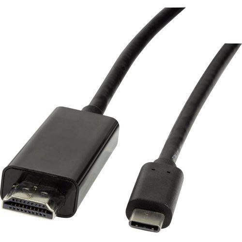 LogiLink USB-C® / HDMI adapterski kabel USB-C® utikač, HDMI A utikač 3.00 m crna UA0330  USB-C® Display kabel slika 2
