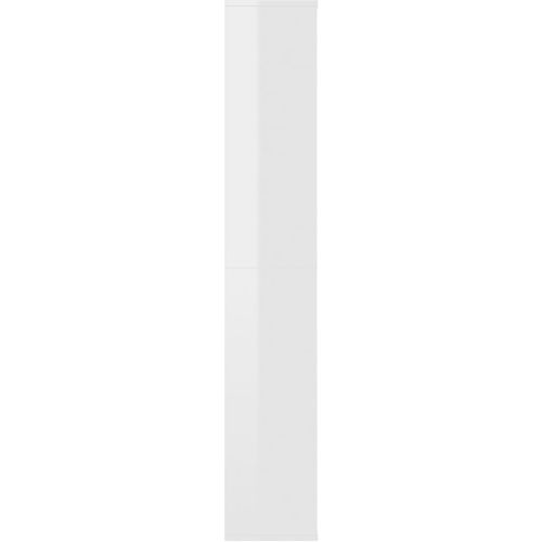 Sobna pregrada / ormarić sjajni bijeli 100x24x140 cm od iverice slika 45