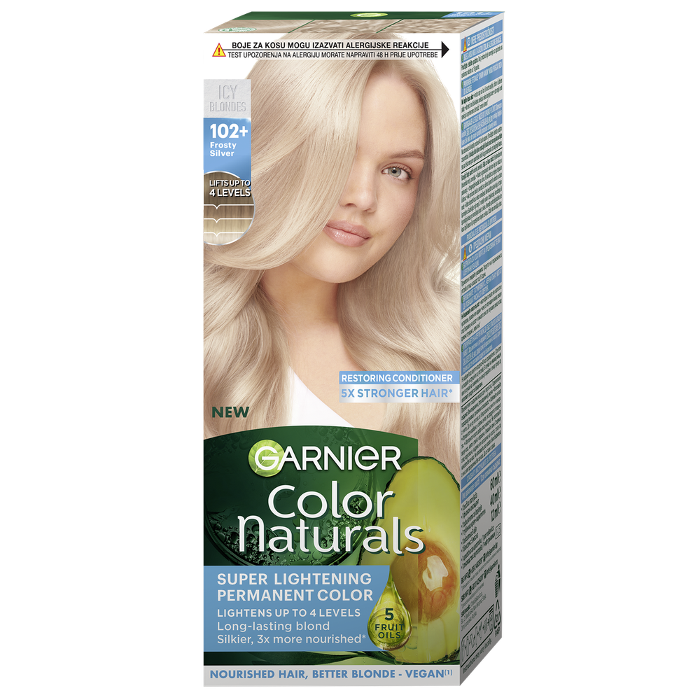 Garnier Color Naturals 102+ Farba za kosu Frosty Silver slika 1