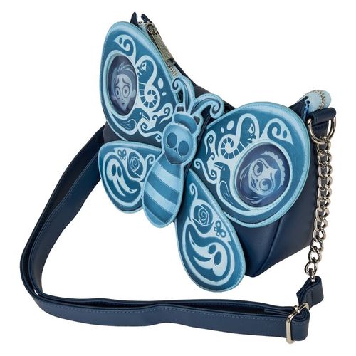 Loungefly Corpse Bride Torba Preko Ramena s Leptirom slika 4