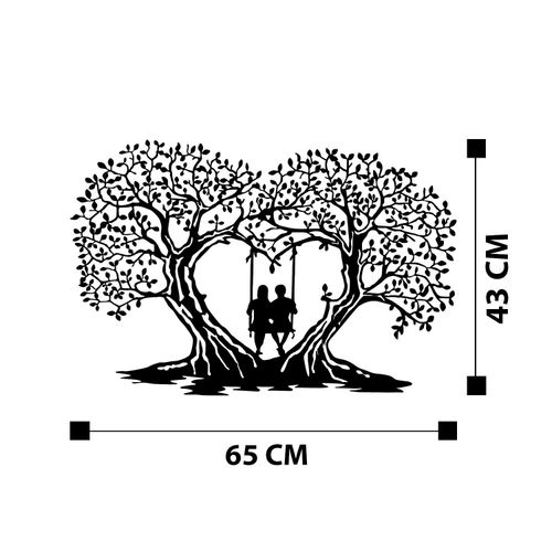 Wallity Metalna zidna dekoracija Love slika 8