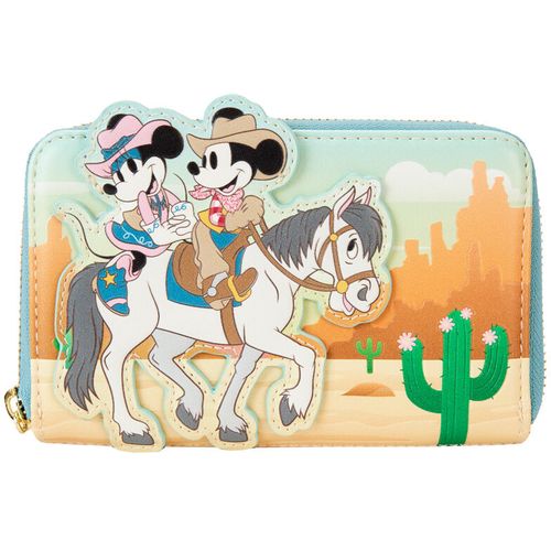 Loungefly Disney Mickey &#38; Minnie Western wallet slika 1