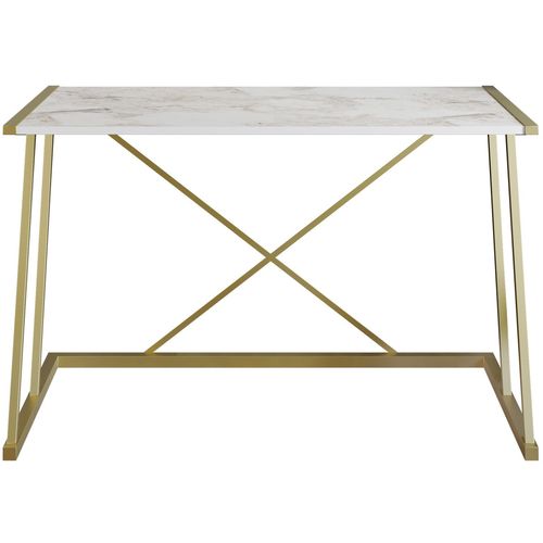 Woody Fashion Radni stol, Anemon - White, Gold slika 5