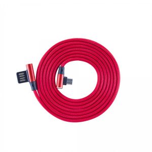 SBOX kabel USB->Micro USB 90 M/M 1,5M crveni