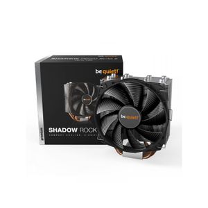 be quiet! BK002 SHADOW ROCK LP [LGA-1851 Default ILM and RL-ILM support], Featuring four 6mm heat pipes, a Pure Wings 2 120mm PWM fan, 130W TDP cooling capacity