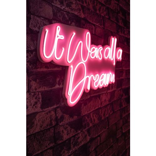 Wallity Ukrasna plastična LED rasvjeta, It was all a Dream - Pink slika 8