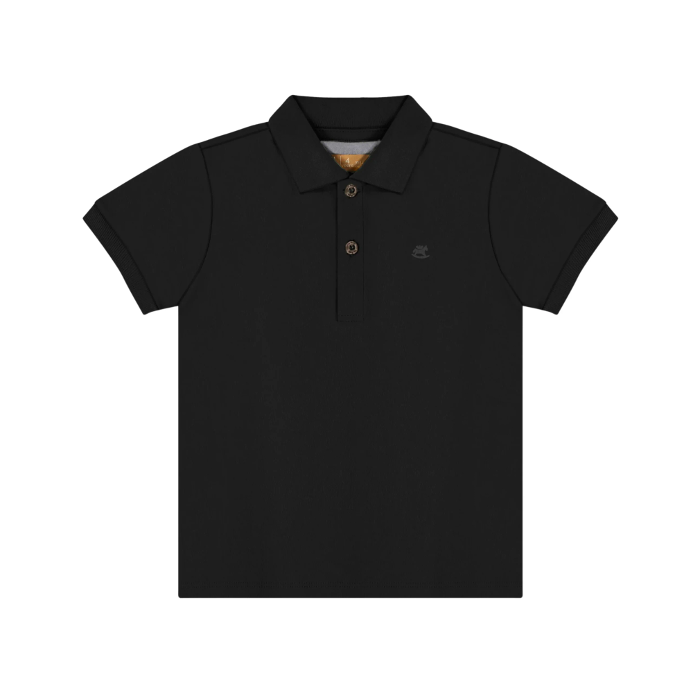 UP Baby polo majica za dječake crna slika 1