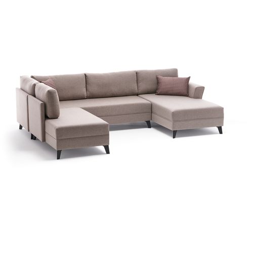 Atelier Del Sofa Kutna garnitura na razvlačenje ERIS, krem, Eris - Cream slika 9