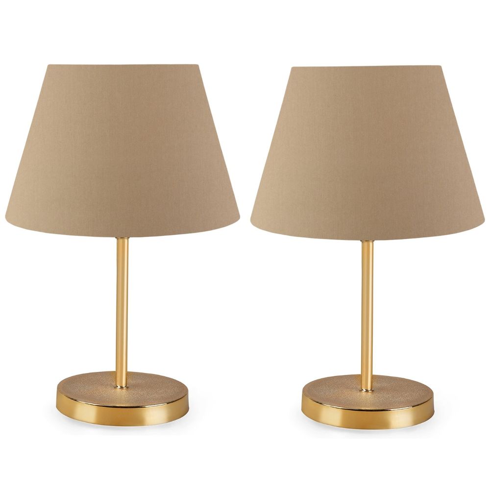 Stolna lampa AYD - 2338 u smeđoj boji slika 1