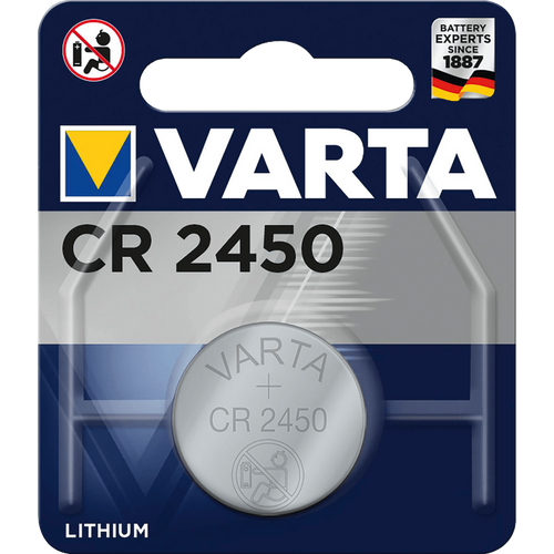 Varta Baterija litijska, CR2450, 3 V, dugmasta, blister 1 kom - CR2450 slika 1