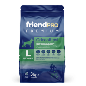 Friend PRO Premium suha hrana za odrasle pse velikih pasmina Piletina 3kg