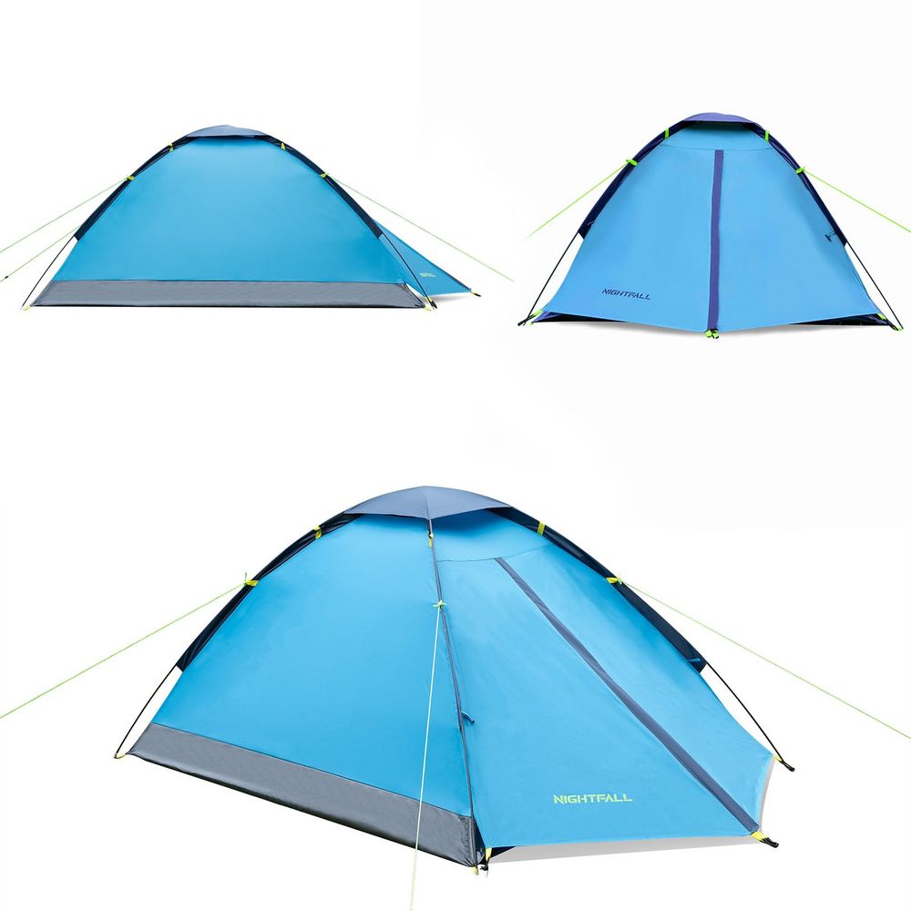 Nc6033 šator za kampiranje plavi noćni nils camp slika 2