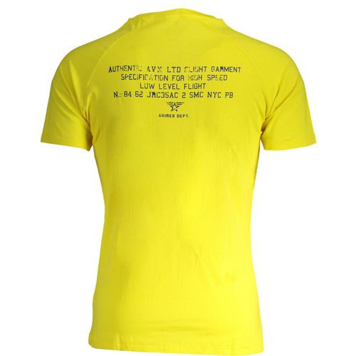 AVX AVIREX DEPT MEN'S SHORT SLEEVE T-SHIRT YELLOW slika 2