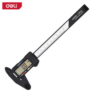 DIGITALNI ŠUBLER 0-150MM FIBER BLACK DELI EDL90150B