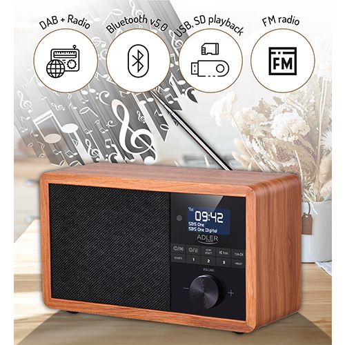 Adler radio DAB+ Bluetooth AD1184 slika 4