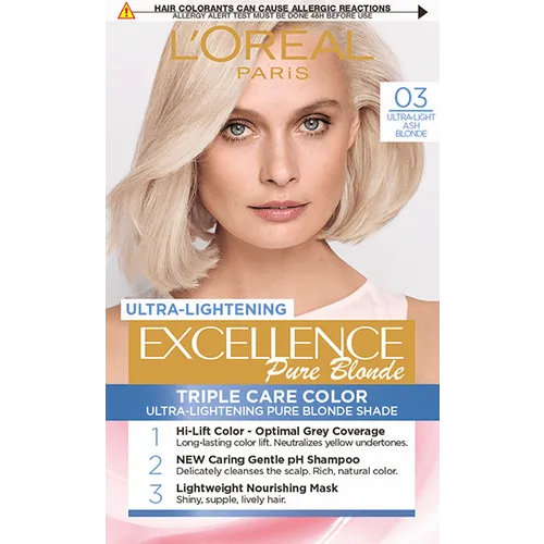 L'Oreal Excellence Farba Za Kosu 03 Ultra-Light Ash Blonde slika 1