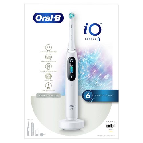 Oral-B električna četkica iO8 WHITE ALABASTER slika 11