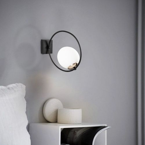 Dolunay - 3911 BlackWhite Wall Lamp slika 1