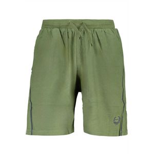 GIAN MARCO VENTURI MEN'S GREEN SHORT PANTS