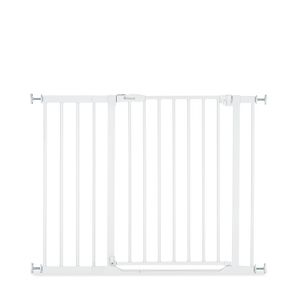 Hauck zaštitna ograda Clear Step 2 Set (75 - 80 cm) + 21cm uključenoga produžetka - Bijela