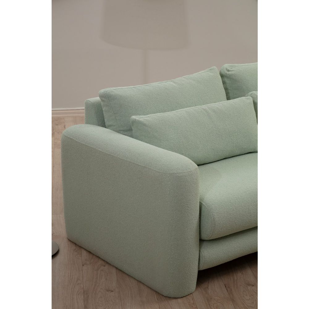 Zeleni Kutni Sofa Lily Desni Ugao slika 3