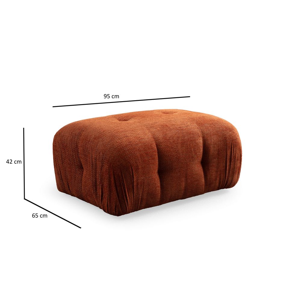 Petite - Narandžasti Pouf slika 2