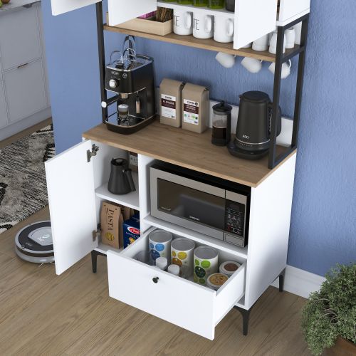 JE159 - 3253 WhiteWalnut Multi Purpose Cabinet slika 5