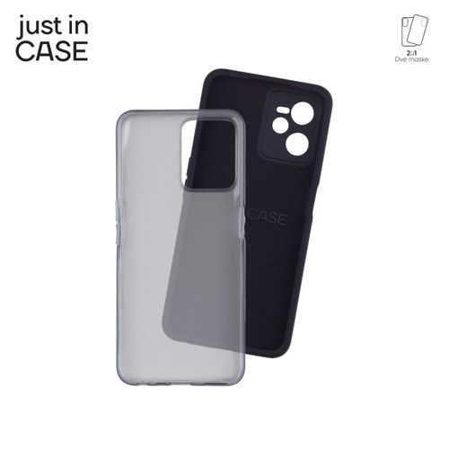 2u1 Extra case MIX paket CRNI za Realme C35 slika 2