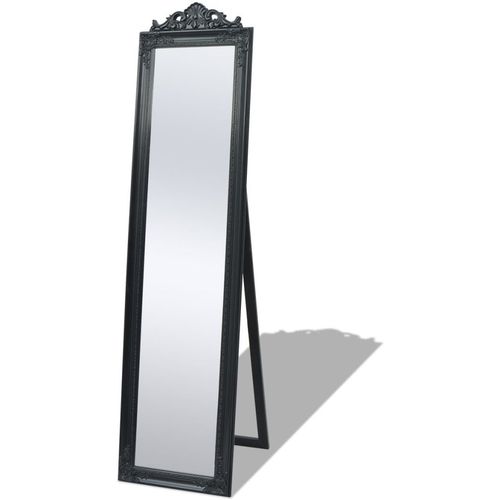 Samostojeće Ogledalo Barokni Stil 160x40 cm Crna boja slika 38