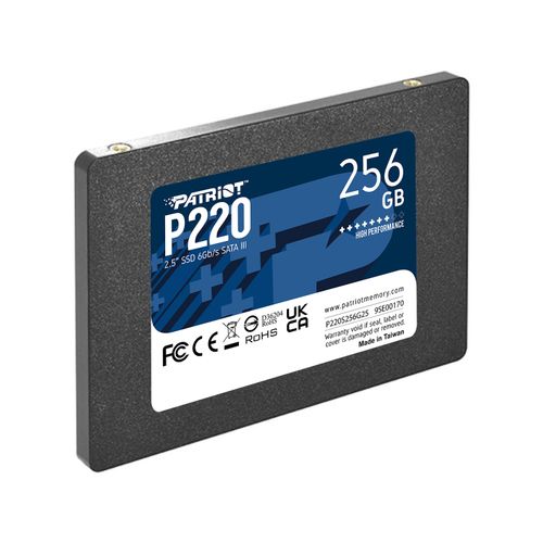 Patriot P220 256GB SSD SATA 3 2.5" slika 2