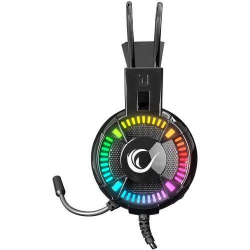 Rampage styles black usb 7.1 version rgb gaming headset with microphone slika 4