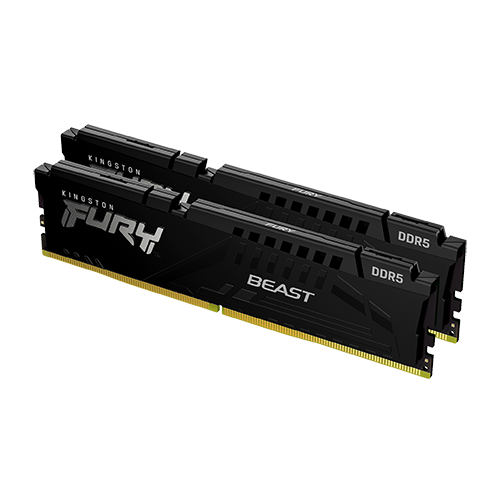 RAM DIMM DDR5 64GB (2x32GB) 5200MHz KF552C40BBK2-64 Kingston Fury Beast slika 1