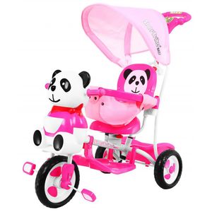 Dječji tricikl 2u1 panda rozi