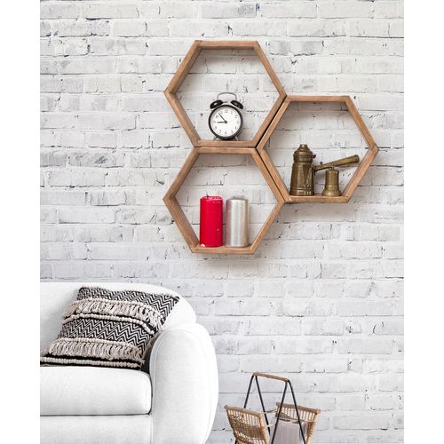 ELFO - Walnut Walnut Wall Shelf slika 1