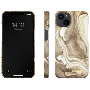 iDeal of Sweden Maskica - iPhone 13 - Golden Sand Marble