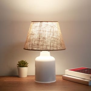 AYD-3161 Krem Bijela Stolna Lampa