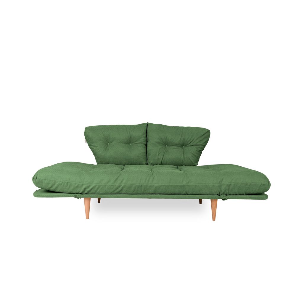 Nina Daybed - Zeleni GR106 Trokrvni Kauč na Razvlačenje slika 3