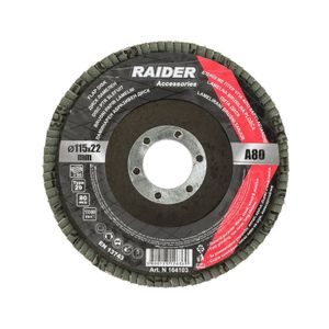 RAIDER Lamelna brusna ploča , 115x22 mm, A80