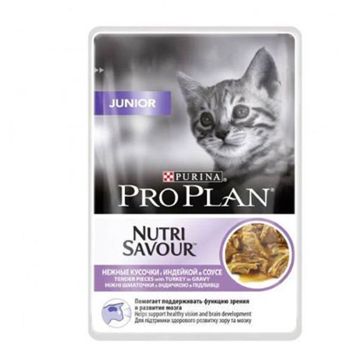 Purina Pro Plan Nutri Savour Cat Junior Delicate Ćuretina 85g slika 1